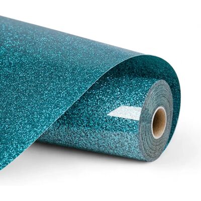 LOKLik Heat Transfer Vinyl Glitter Light Blue LOKLik Heat Transfer Vinyl Glitter Light Blue