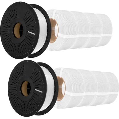 Polysmart Petg Super Pack (10 Ruller) White, Hyper Speed Polysmart Petg Super Pack (10 Ruller) White, Hyper Speed
