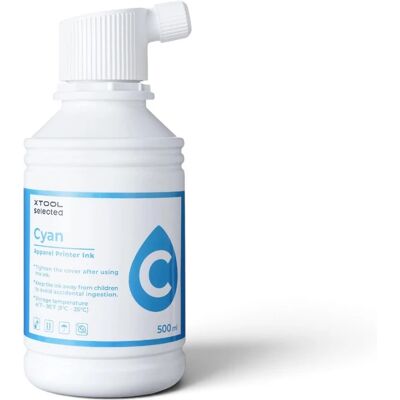 xTool Selected Apparel Printer Ink Cyan xTool Selected Apparel Printer Ink Cyan