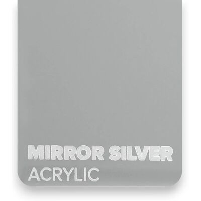 FLUX Acrylic Mirror Silver 3mm 375x600mm 3 Plater FLUX Acrylic Mirror Silver 3mm 375x600mm 3 Plater
