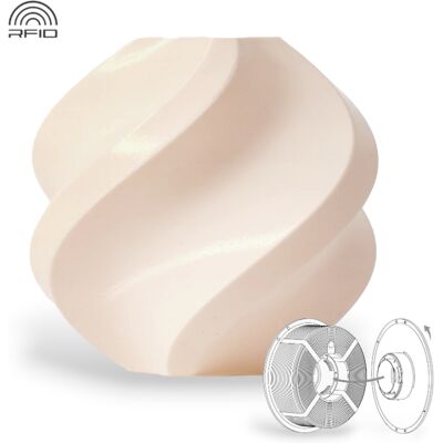 Bambu Lab PLA Basic Påfyll - Beige - 3D Filament Bambu Lab PLA Basic Påfyll - Beige - 3D Filament