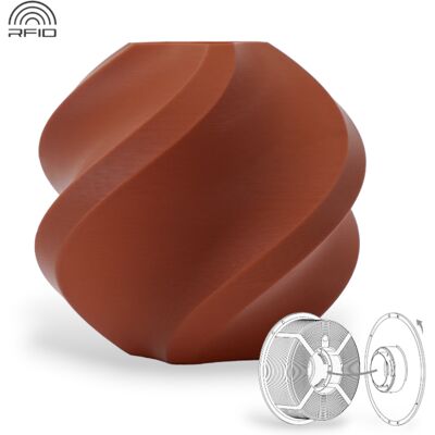 Bambu Lab PLA Basic Påfyll - Brun - 3D Filament Bambu Lab PLA Basic Påfyll - Brun - 3D Filament