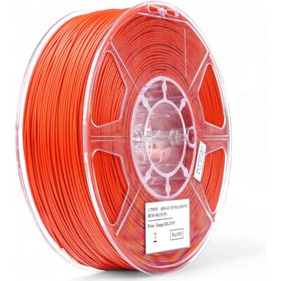 eSUN EABS-GF 1.75mm Rød - 3D Filament eSUN EABS-GF 1.75mm Rød - 3D Filament