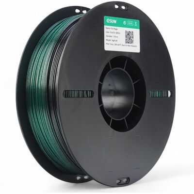 eSUN EPLA-SILK MAGIC 1,75mm SVART GRØNN 1kg - 3D filament eSUN EPLA-SILK MAGIC 1,75mm SVART GRØNN 1kg - 3D filament