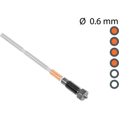 E3D Prusa Nextruder Nozzle - Obxidan 500 0.6mm E3D Prusa Nextruder Nozzle - Obxidan 500 0.6mm
