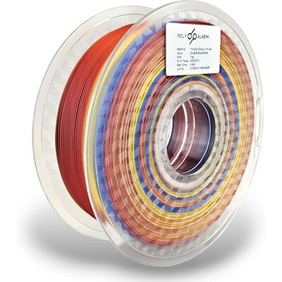 Polyalkemi Pla Silk Tricolor Gold Blue Red Polyalkemi Pla Silk Tricolor Gold Blue Red