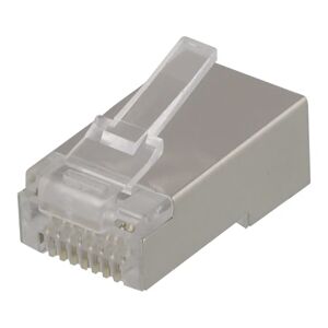 Deltaco Rj45 Plugg For Patchkabel, Cat6, Skjermet, Innsetning Inkl., 20pcs