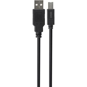 Deltaco Usb 2.0 Kabel Usb-A Han - Usb-B Han, Lszh, 2m, Svart