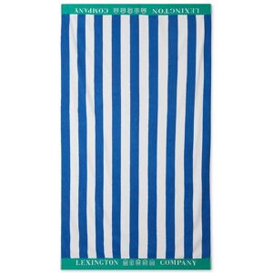 Lexington Striped Cotton Terry Beach Towel 100x180 Cm