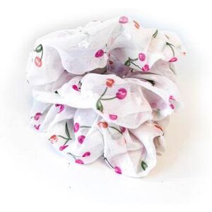 Onfleek Organza Scrunchie Mønster - Cherry White