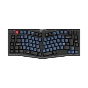 Keychron V10 QMK 75% RGB Knob Hotswap-Tastatur - Frosted Black [K Pro Red]