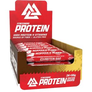 FitnessNord Protein Bar - 55g Strawberry Cupcake - Hel Eske (24 stk)