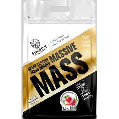 Swedish Supplements Massive Mass - Villjordbær 3,5kg - Kosttilskudd Swedish Supplements Massive Mass - Villjordbær 3,5kg - Kosttilskudd