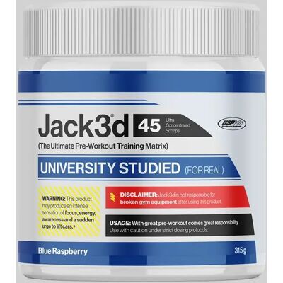 Jack3d Advanced Pre-Workout 315g - Blue Raspberry Jack3d Advanced Pre-Workout 315g - Blue Raspberry