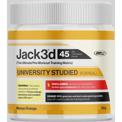Jack3d Advanced Pre-Workout 315g - Mango Orange Jack3d Advanced Pre-Workout 315g - Mango Orange