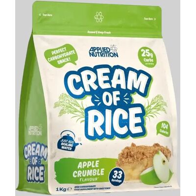 Applied Nutrition Cream of Rice 1000g - Apple Crumble Applied Nutrition Cream of Rice 1000g - Apple Crumble