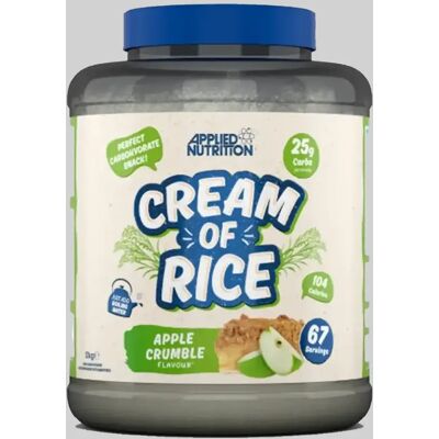 Applied Nutrition Cream of Rice 2000g - Apple Crumble Applied Nutrition Cream of Rice 2000g - Apple Crumble