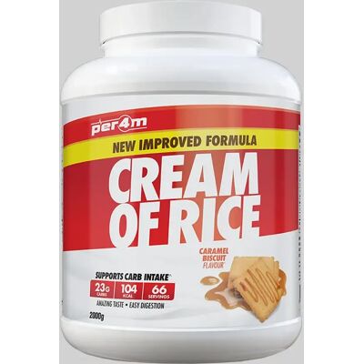 Per4m Cream of Rice - 2000g - Caramel Biscuit Per4m Cream of Rice - 2000g - Caramel Biscuit
