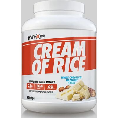 Per4m Cream of Rice - 2000g - White Chocolate Hazelnut Per4m Cream of Rice - 2000g - White Chocolate Hazelnut