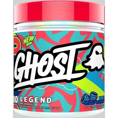 Ghost Legend Pre-Workout V4 - Blue Raspberry - 630-675g - Pre-Workout Pulver Ghost Legend Pre-Workout V4 - Blue Raspberry - 630-675g - Pre-Workout Pulver