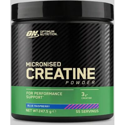 Optimum Nutrition Flavoured Micronised Creatine Powder 247,5g - Blue Raspberry Optimum Nutrition Flavoured Micronised Creatine Powder 247,5g - Blue Raspberry