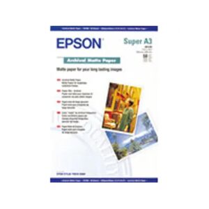 Epson Papir Archival Matt A3+ 50-ark 192g