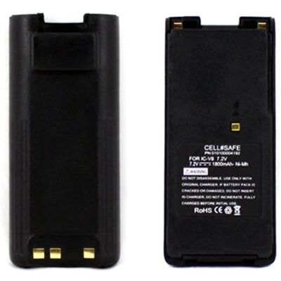 Icom Bp-210n Batteri Ni-Mh 1650 Mah Black One size Icom Bp-210n Batteri Ni-Mh 1650 Mah Black One size