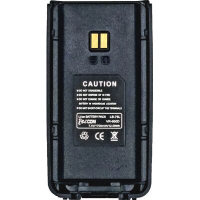Batteri for Brecom VR-600 D 1700mAH One size Batteri for Brecom VR-600 D 1700mAH One size