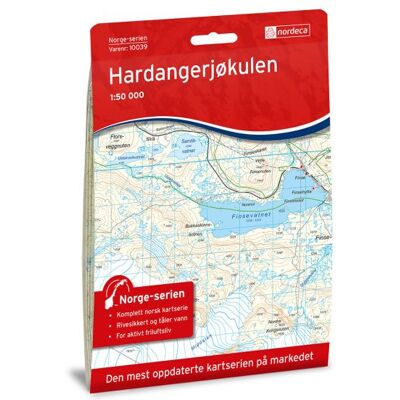 Nordeca Maps Norge-serien 1:50 00 Norge-serien Hardangerjøkulen Nordeca Maps Norge-serien 1:50 00 Norge-serien Hardangerjøkulen