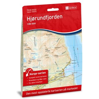 Nordeca Hjørundfjorden Norge-Serien 1:50 000 Hjørundfjorden Nordeca Hjørundfjorden Norge-Serien 1:50 000 Hjørundfjorden