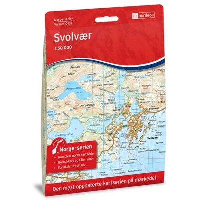 Nordeca Nordic Maps Svolvær Norge-serien 1:50 000 Svolvær Nordeca Nordic Maps Svolvær Norge-serien 1:50 000 Svolvær