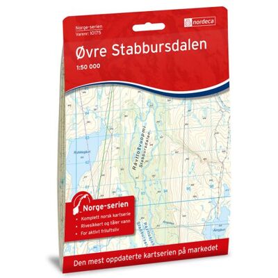 Nordeca Maps Norge-serien 1:50 00 Norge-serien Øvrestabbursdalen Nordeca Maps Norge-serien 1:50 00 Norge-serien Øvrestabbursdalen