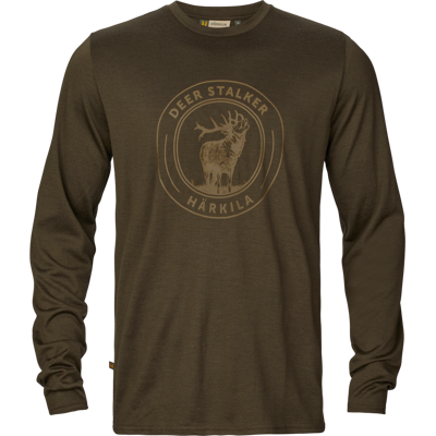 Härkila Game Långärmad T-Shirt Willow Green Stag XXL Härkila Game Långärmad T-Shirt Willow Green Stag XXL