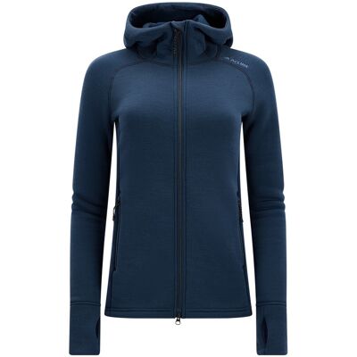 Aclima Fleecewool Hooded Jacket W'S Midnight Navy S Aclima Fleecewool Hooded Jacket W'S Midnight Navy S