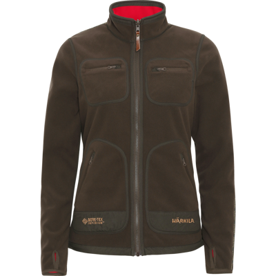 Härkila Women's Kamko Fleece Brown/Red S Härkila Women's Kamko Fleece Brown/Red S