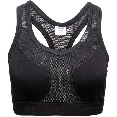 Brynje Women's Wool Sports Top Black L Brynje Women's Wool Sports Top Black L