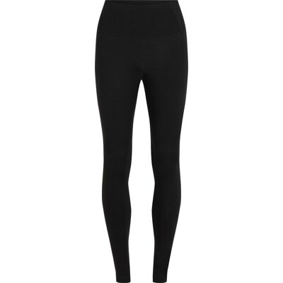 Icebreaker Women's Merino 200 Oasis High Rise Leggings Black L Icebreaker Women's Merino 200 Oasis High Rise Leggings Black L