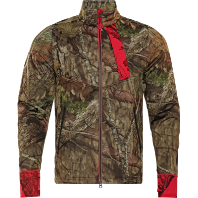 Härkila Men's Moose Hunter 2.0 Fleece Jacket Mossy Oak Break-Up Country/Mossy Oak Red L Härkila Men's Moose Hunter 2.0 Fleece Jacket Mossy Oak Break-Up Country/Mossy Oak Red L
