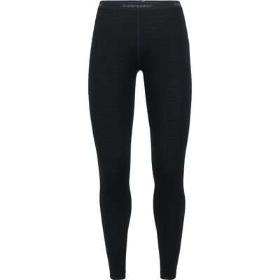 Icebreaker Women's Merino 260 Tech Thermal Leggings Black L Icebreaker Women's Merino 260 Tech Thermal Leggings Black L
