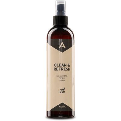 Alfa Clean & Refresh 300ml Spray Effektiv Og Naturlig Rengjøring Til Sko One size Alfa Clean & Refresh 300ml Spray Effektiv Og Naturlig Rengjøring Til Sko One size