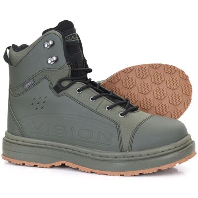 Vision Koski Gummi 2.0 Wading Shoe Green 8 Vision Koski Gummi 2.0 Wading Shoe Green 8