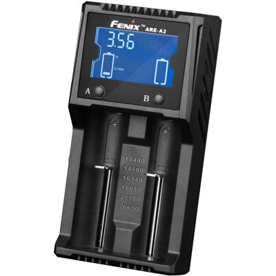 Fenix Are-A2 Batterilader Smart 2-Kanals Lader One size Fenix Are-A2 Batterilader Smart 2-Kanals Lader One size