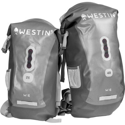 Westin W6 Roll-Top Backpack Silver Grey Silver Grey 40 L Westin W6 Roll-Top Backpack Silver Grey Silver Grey 40 L