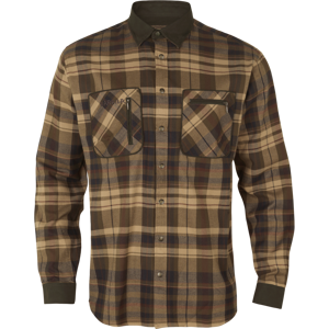 Härkila Men's Pajala Shirt Beige/Brown L Härkila Men's Pajala Shirt Beige/Brown L