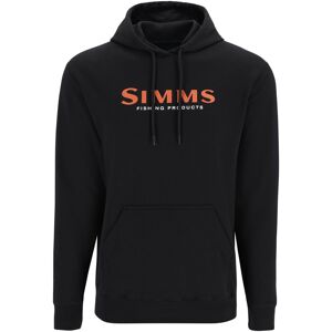 Simms Logo Hoody Black Black XL Simms Logo Hoody Black Black XL