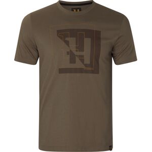 Härkila H-Logo S/S T-Shirt Major Brown XL Härkila H-Logo S/S T-Shirt Major Brown XL