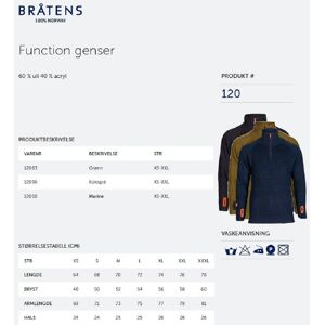 Bratens Bråtens Villmark Genser Offwhite XL Bratens Bråtens Villmark Genser Offwhite XL