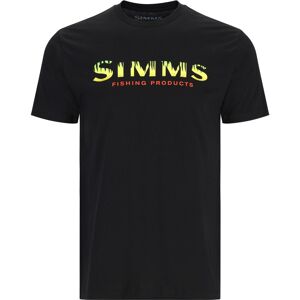 Simms Logo T-Shirt Jet Black M Simms Logo T-Shirt Jet Black M