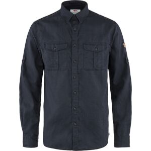 Fjällräven Men's Övik Travel Long Sleeved Shirt Dark Navy M Fjällräven Men's Övik Travel Long Sleeved Shirt Dark Navy M