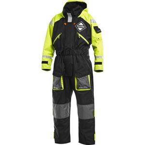 Fladen Flytedress 845xy Sort/Gul Womens L Fladen Flytedress 845xy Sort/Gul Womens L